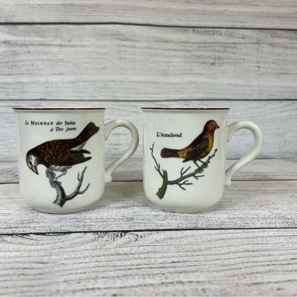 Villeroy & Boch Vintage Discontinued Pattern Paradiso Game Birds 2 Mugs …